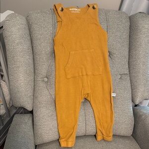 Rugged Butts Waffle Knit Longall Romper Sz 18-24 Months Honey